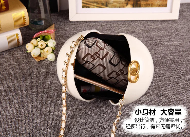 Pearl Embellished Round Acrylic Clutch Bag for Women