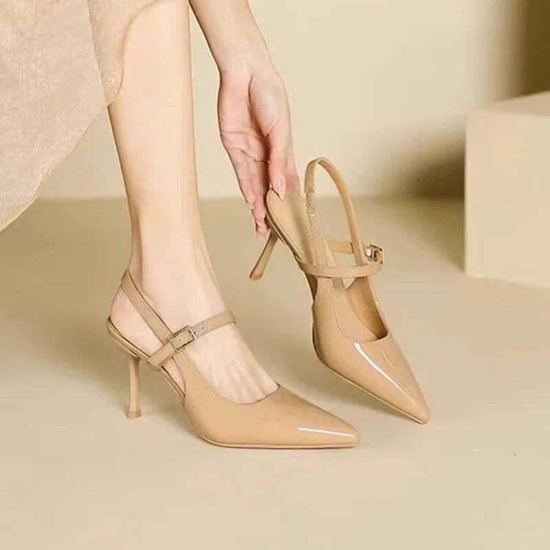 Pointed Toe Stiletto Sandals