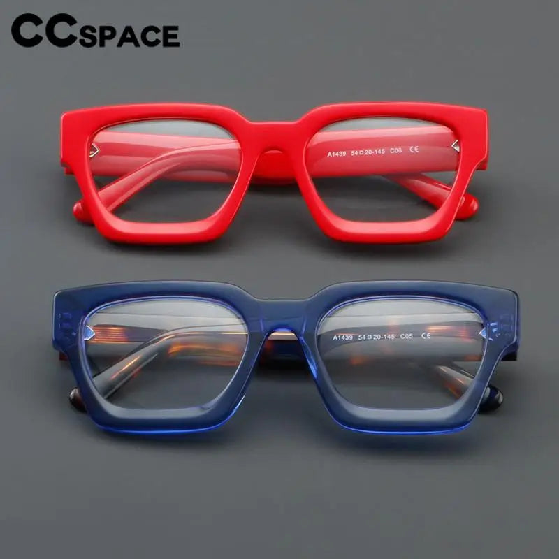 Vintage Square Acetate Prescription Glasses Frames for Women