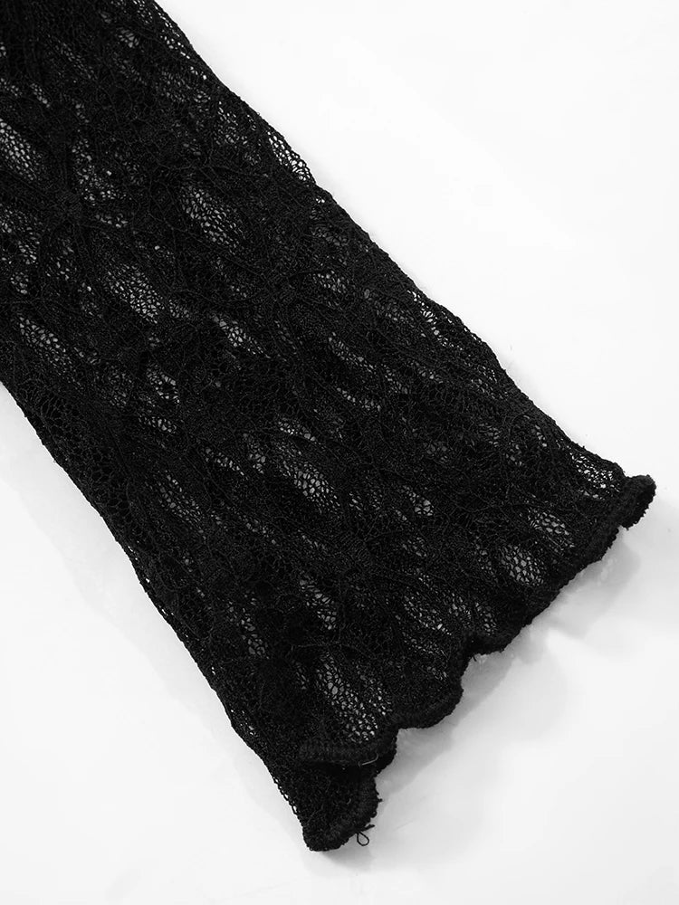 Weird Puss Sexy Women Jumpsuit 2025 Trend Jacquard Midnight Party Full Sleeve Elastic Nighout Club Fit Tight Activity Overalls