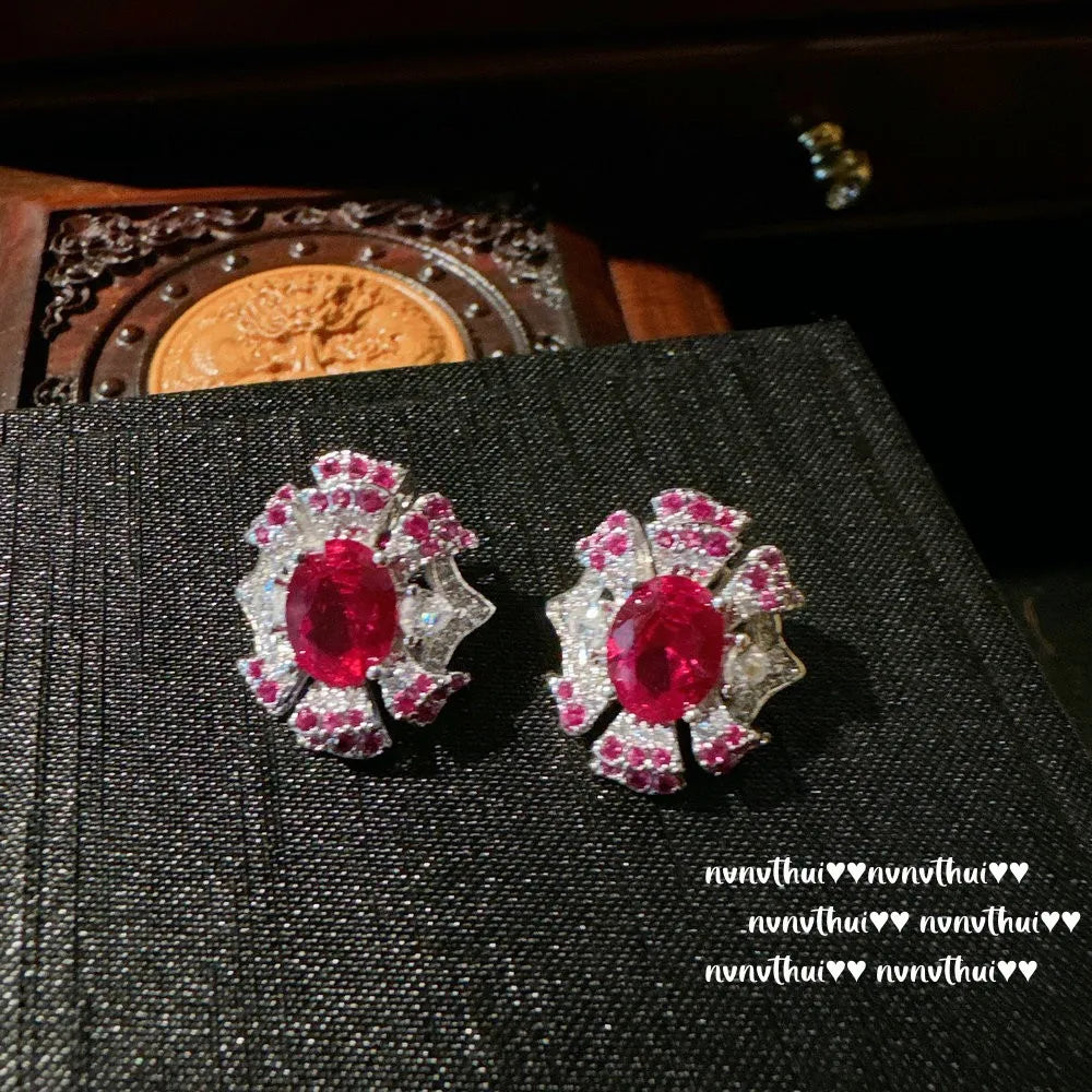 Cubic Zirconia Wedding Jewelry Set with Necklace Ring and Earrings for Women