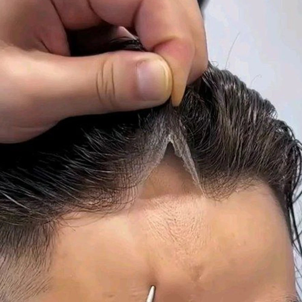 Natural Thin Skin Base Human Hair Toupee for Women