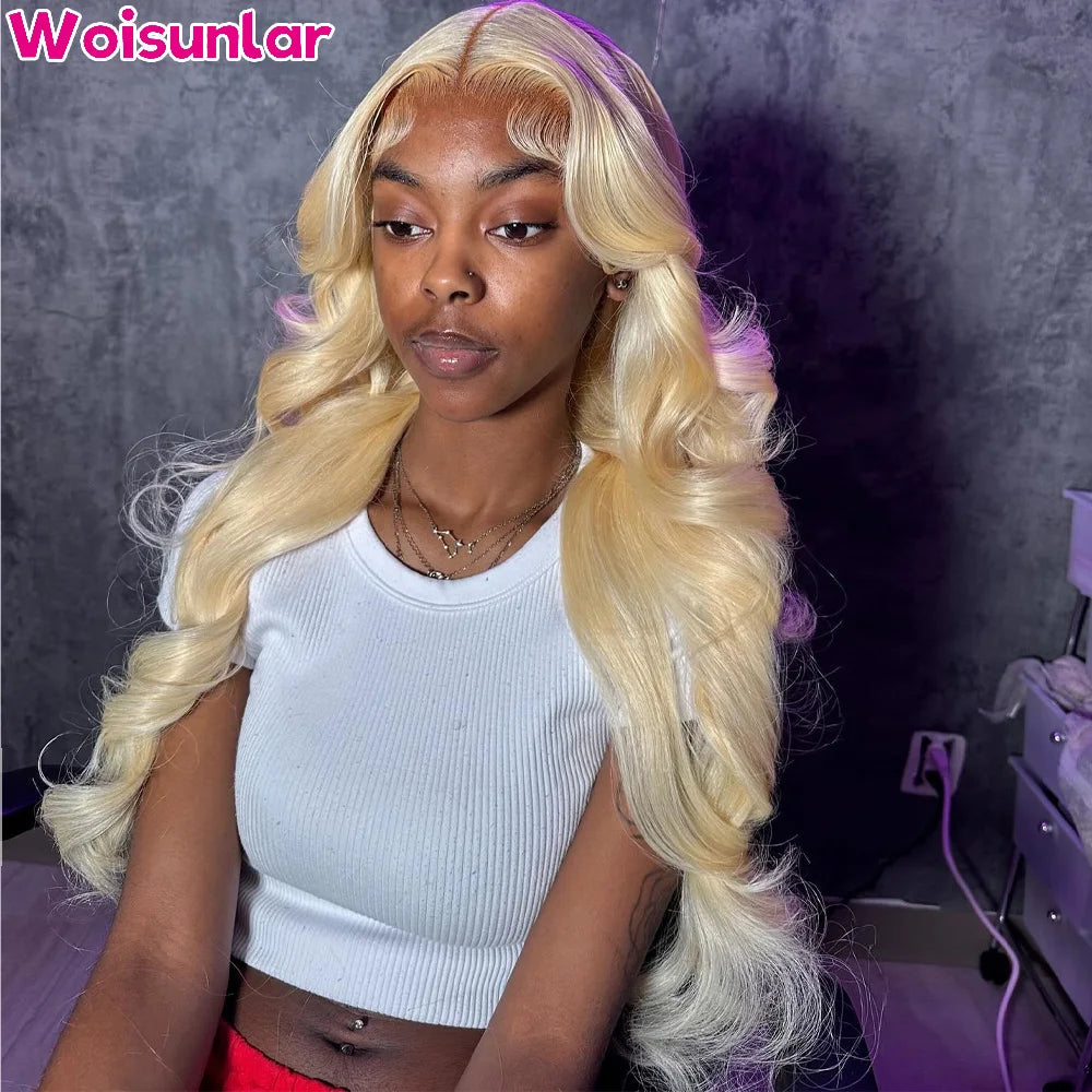 36 Inches Ombre Pink Front Lace Wigs Human Hair 13X4 13x6 Transparent Lace Body Wave Hair 180% For Women Human Hair Wigs 100%