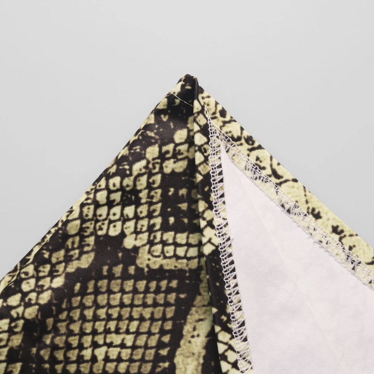 Snake Print High Waist Slim Fit Midi Skirt for Women