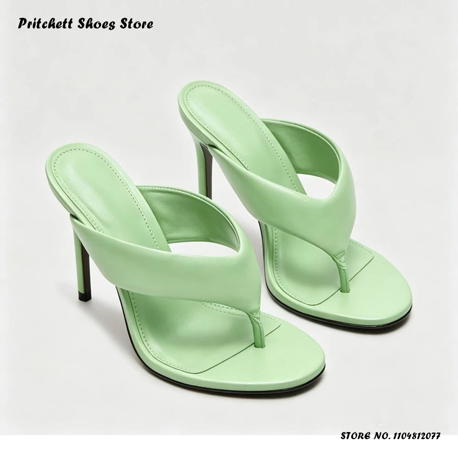 Premium Chic Thin Heel Open Toe Casual Flats For Women