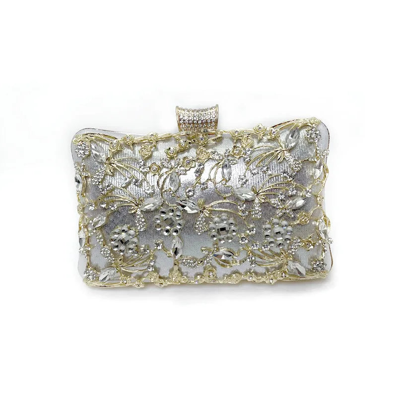 Glitter Rhinestone Shoulder Clutch Bag