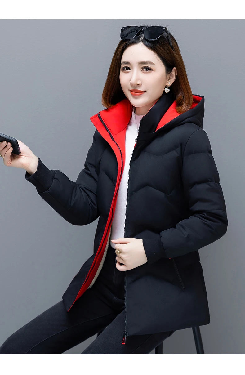 Slimming Winter Hooded Parka