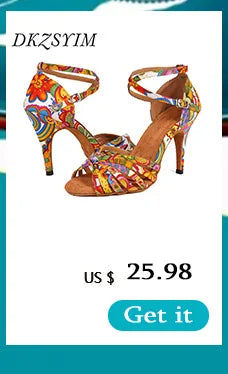 Rhinestone Stiletto Latin Dance Ankle Boots for Women