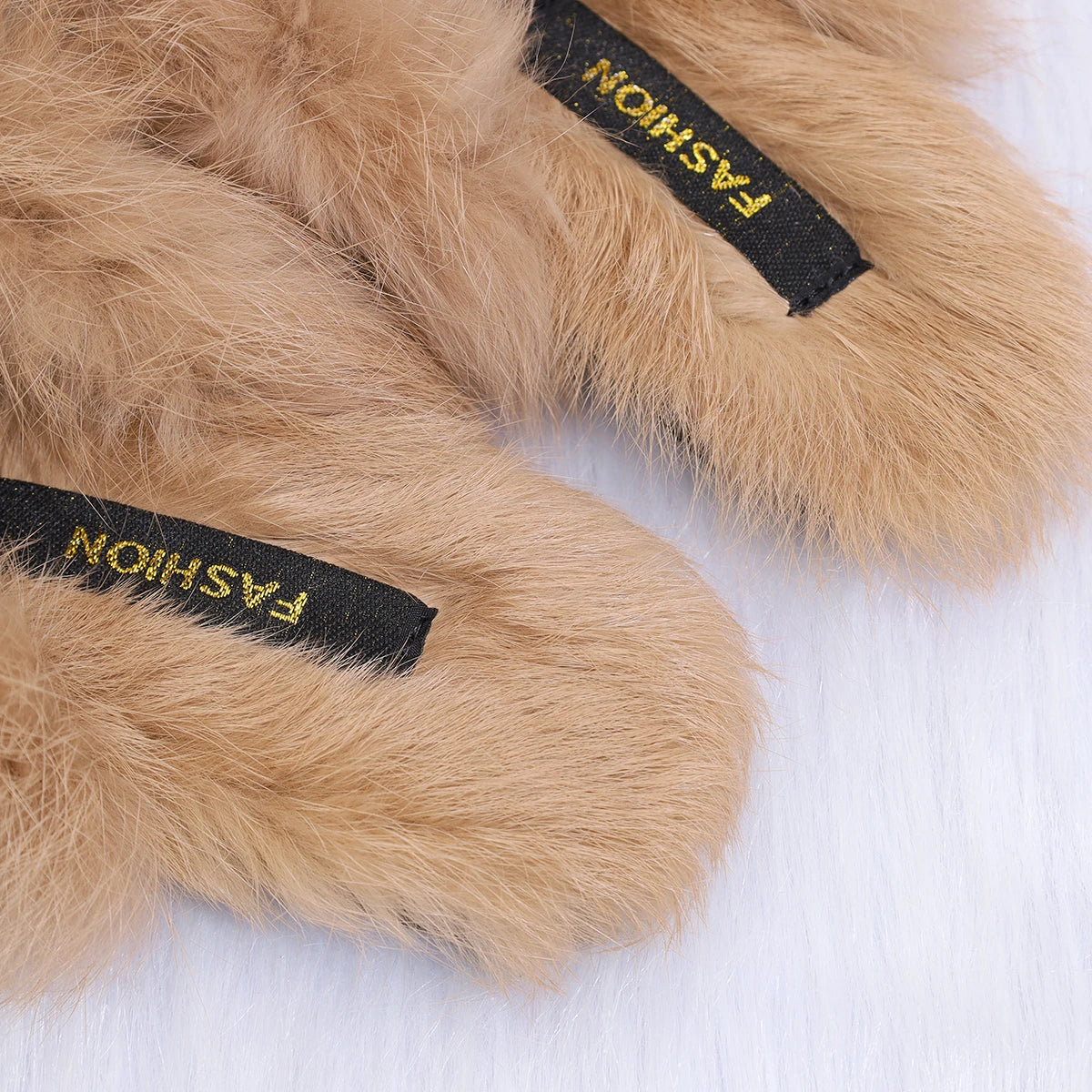 Plush Faux Fur Slippers