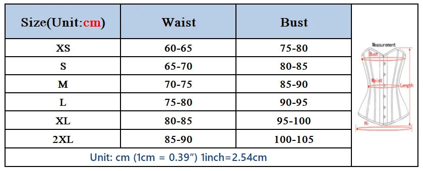 Elegant Retro Gothic Overbust Corset Tops for Women