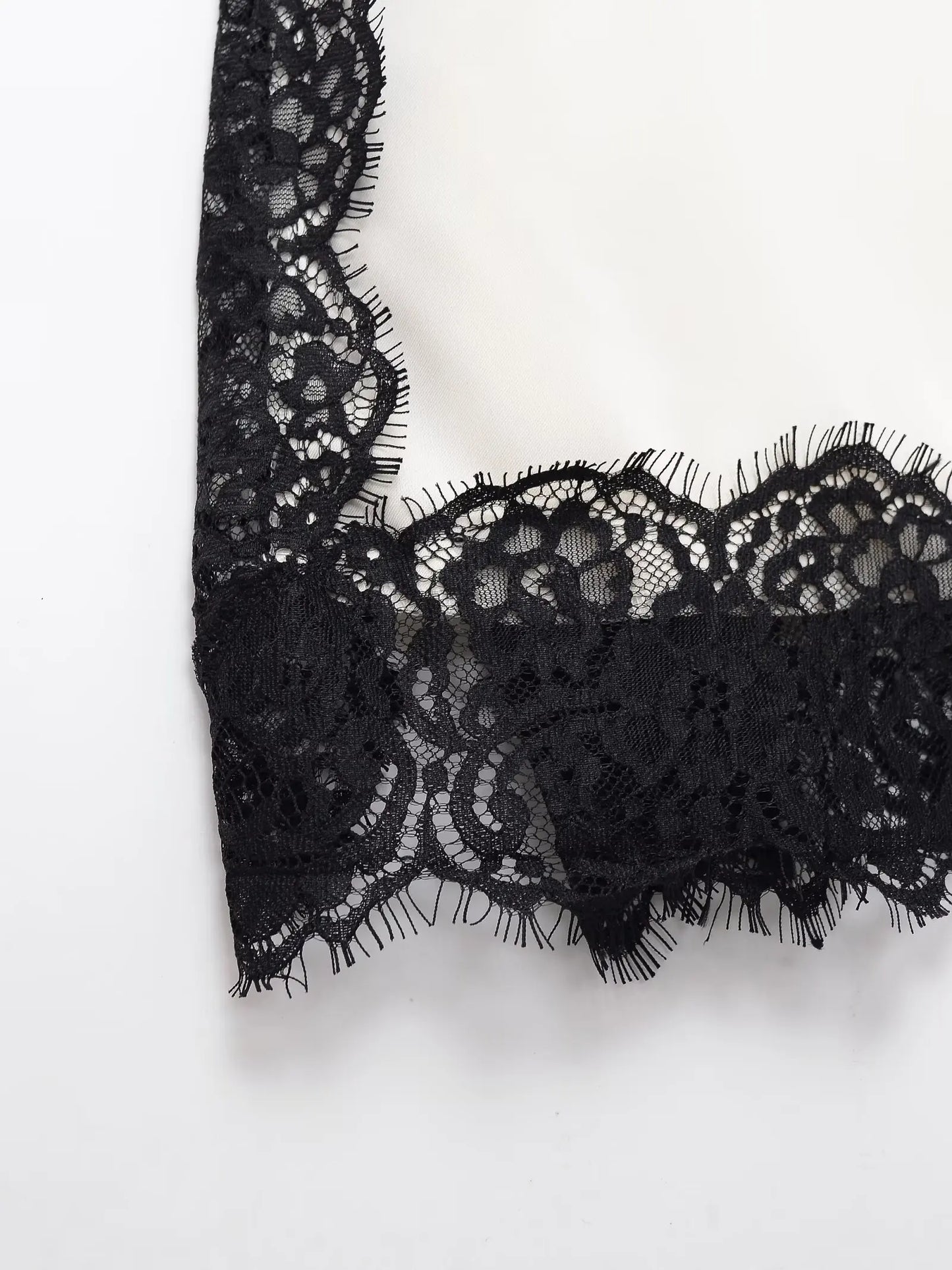 Slim Sling Backless Satin Lace Evening Camisole for Women