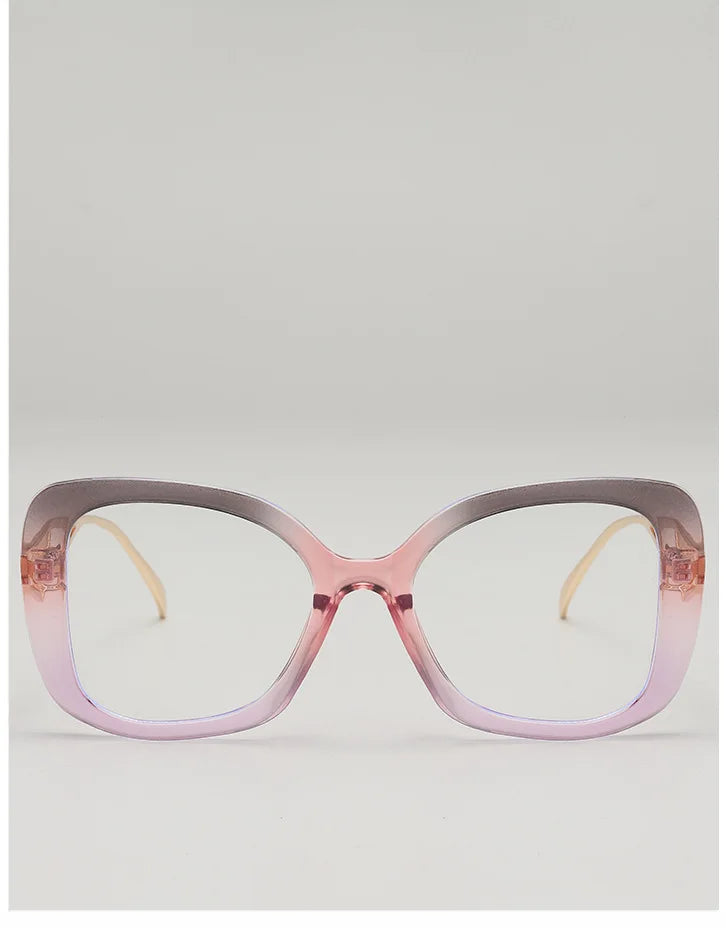 Oversized Square Blue Light Blocking Reading Glasses for Women