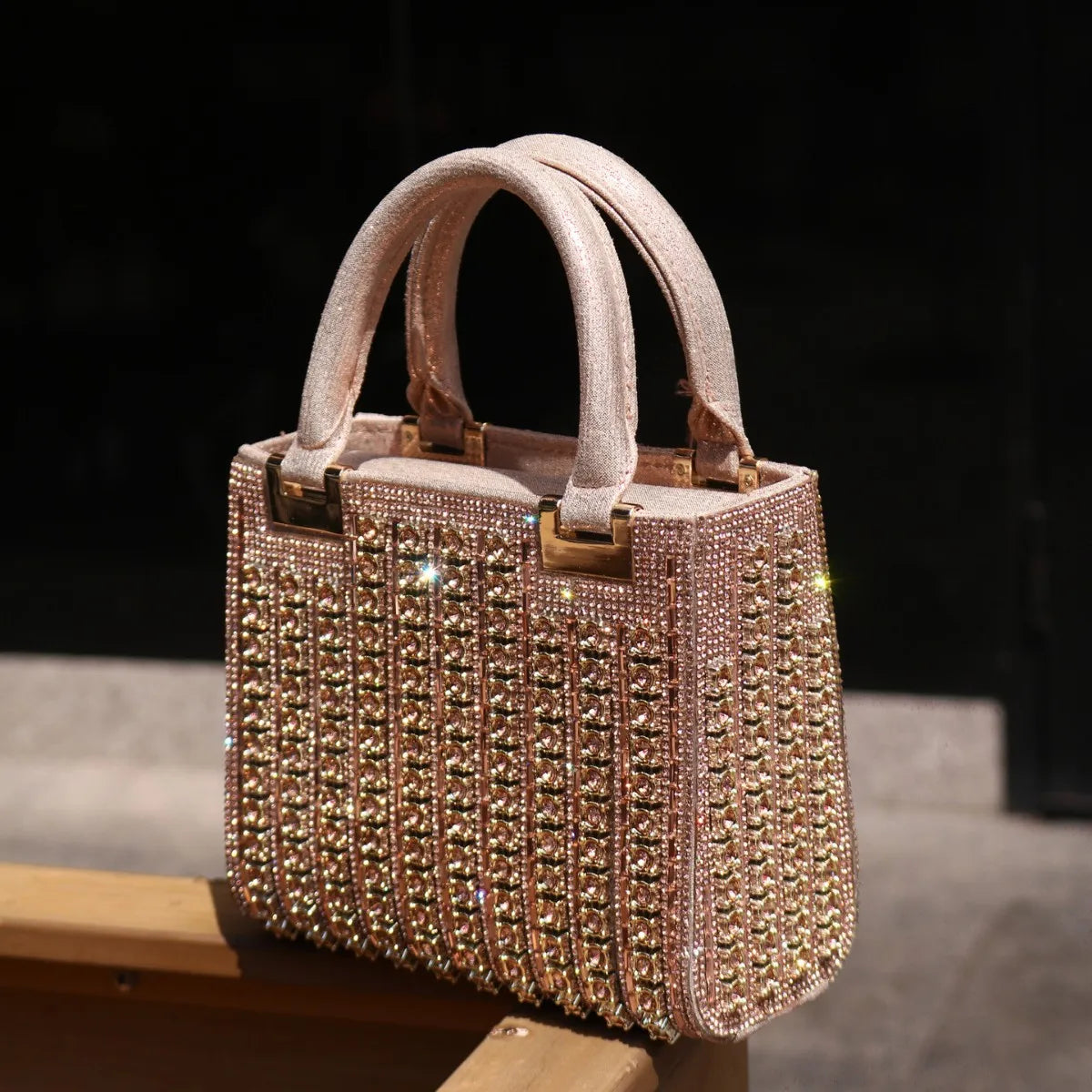 Crystal Rhinestone Wedding Evening Clutch Bag for Women