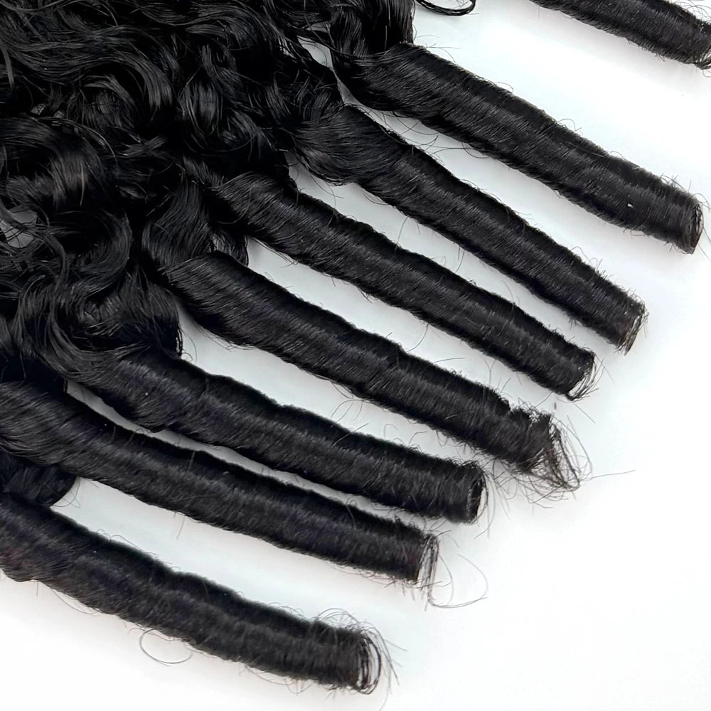 Knotless Pre Separated Loop Crochet Human Hair Extensions for Women