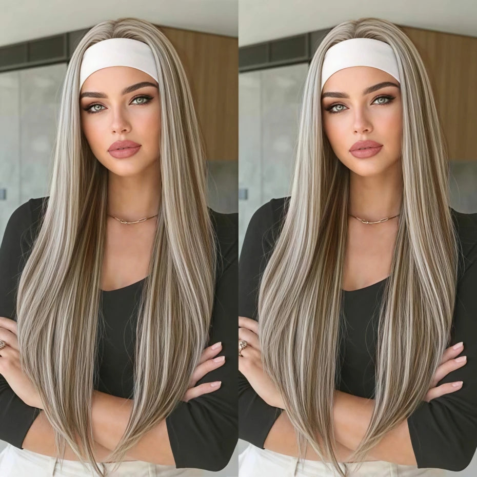 Brazilian Straight Hair Bundles With Brown And Blonde Highlights for Women