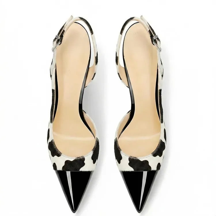 Pointed Toe High Heel Slingback Sandals for Women