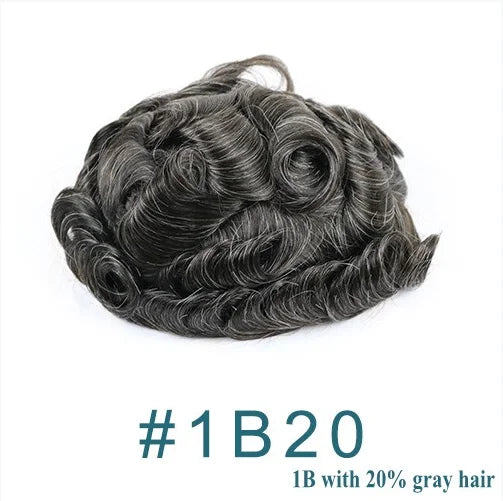 Natural Hairline Human Hair Skin Base Toupee for Women