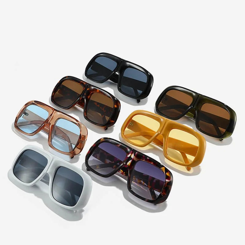 Oversized Square Gradient Sunglasses