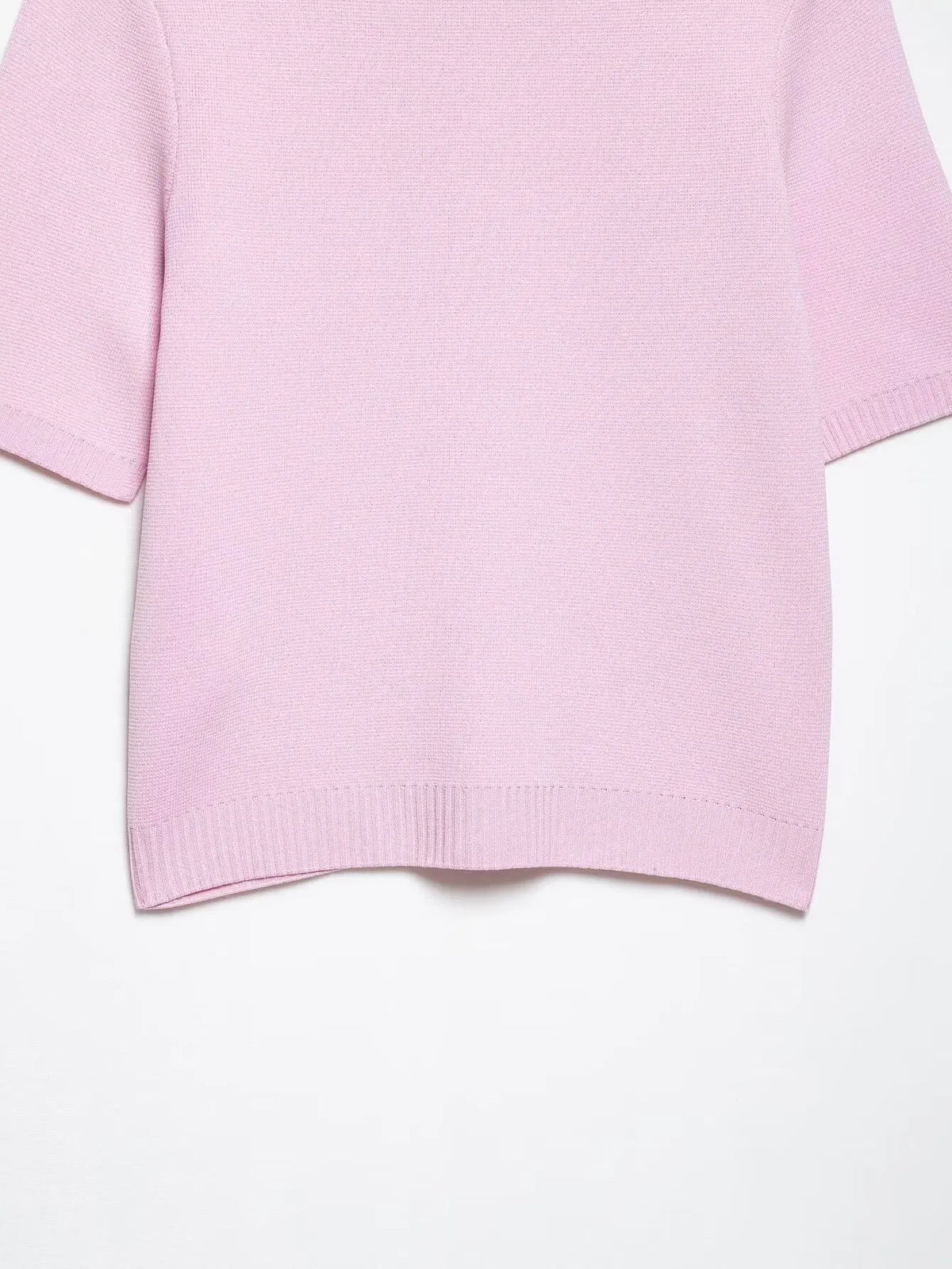 Short Sleeve Knit Top and Mini Skirt Set for Women