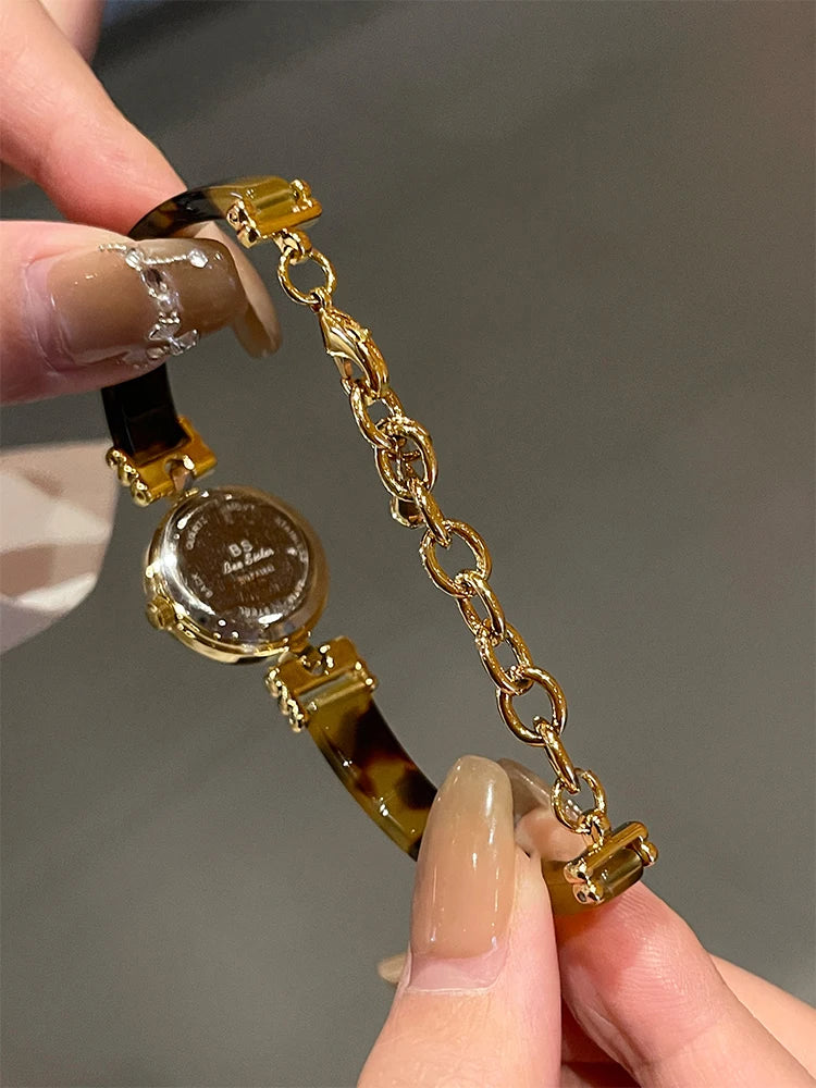 Amber Tortoiseshell Bracelet Watch