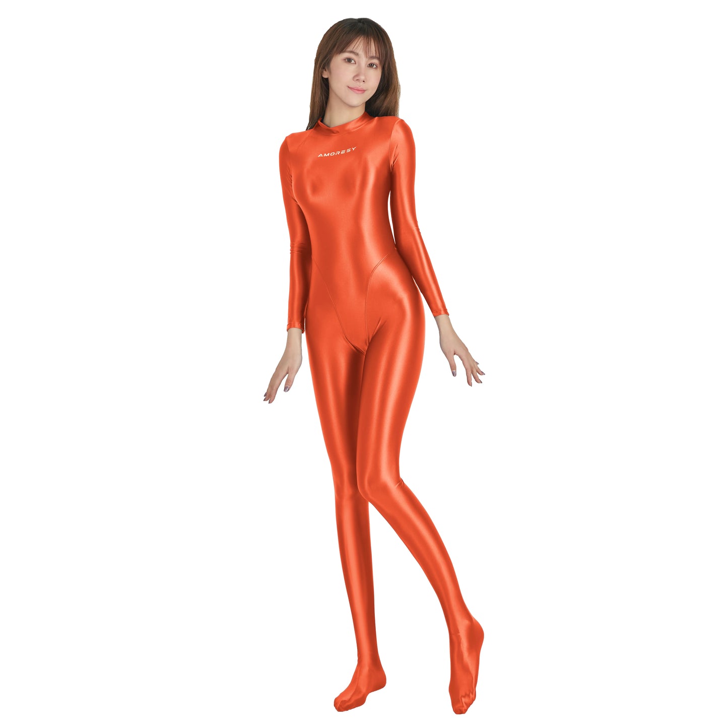 Athleisure Satin Zentai Bodysuit