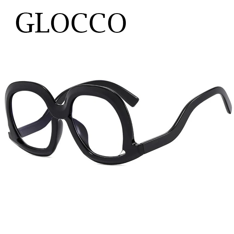 Oversized Colorful Blue Light Reading Glasses for Women