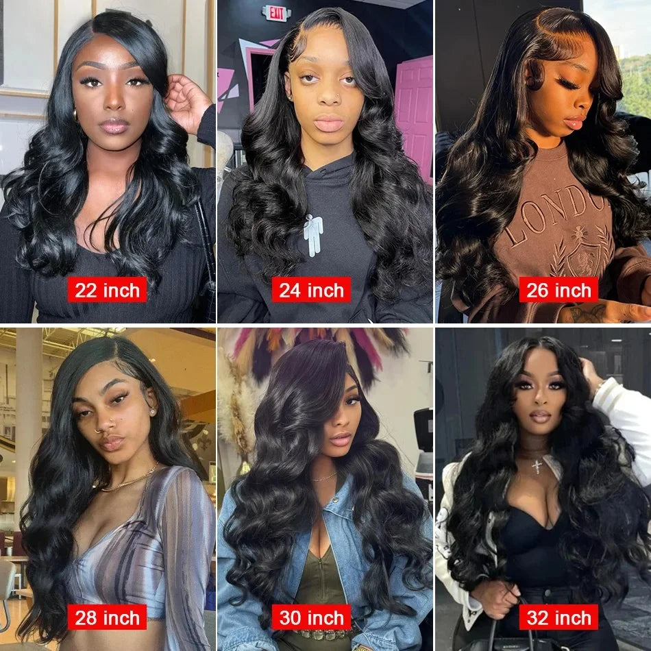 Hd Lace Front Brazilian Body Wave Human Hair Wig for Women