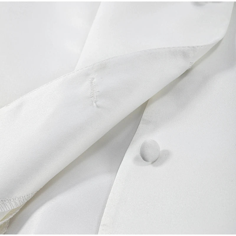 Stand Collar Puff Sleeve Coat