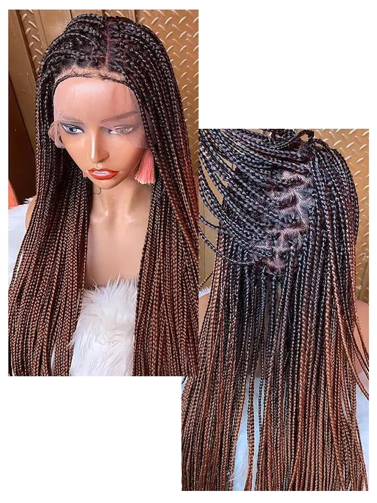 Senegalese Micro Twist Braided Wig Short Feather Bob Style for Black Women Million Braids Light Passion Twist Lace Front Wig