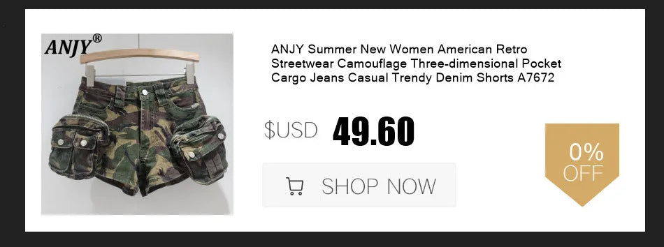 ANJY Summer New Women American Style Vintage Fashion Slim Fit Denim Short Jacket Stand Collar Puff Sleeve Washed Ins Coat A24293