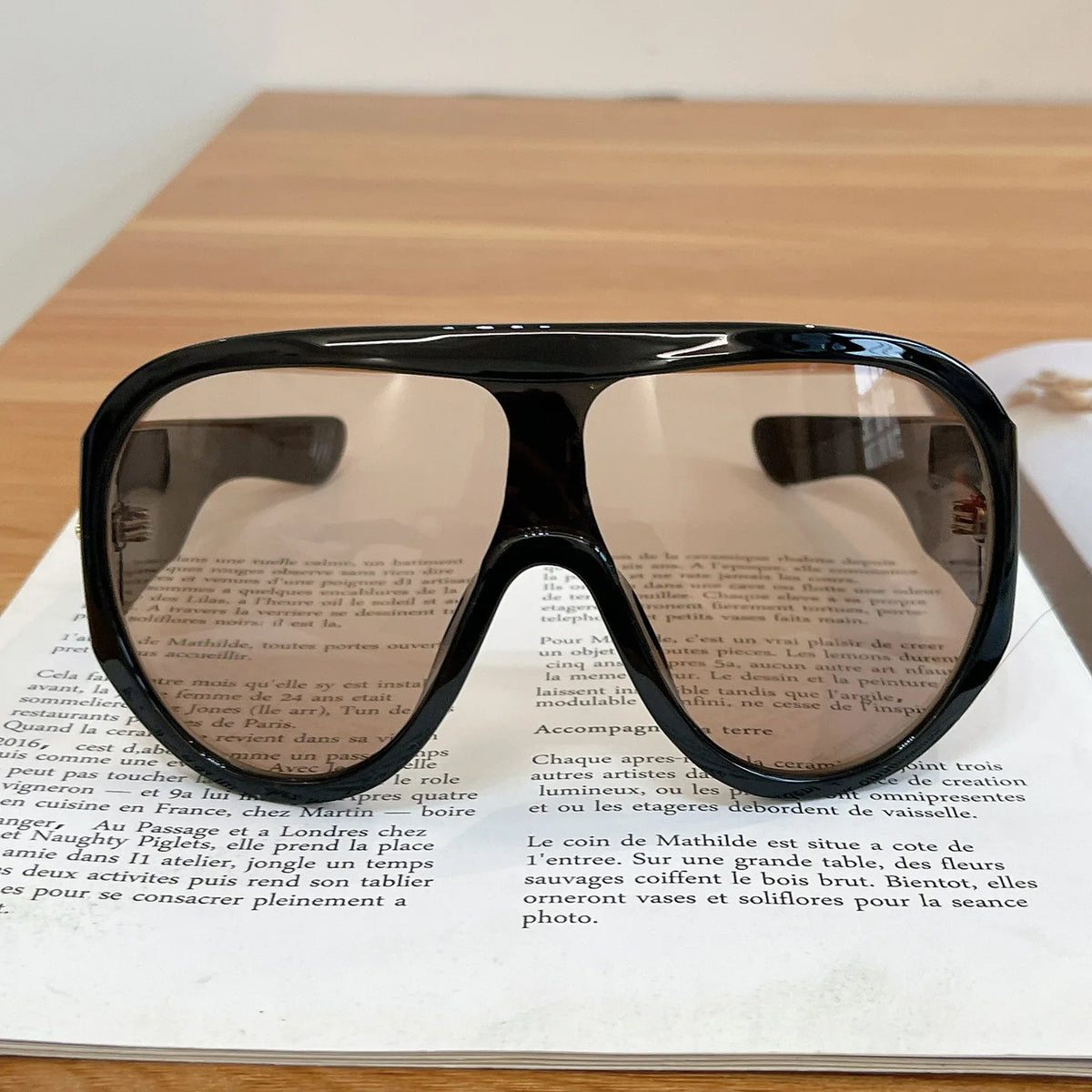 Oversized UV400 Shield Sunglasses