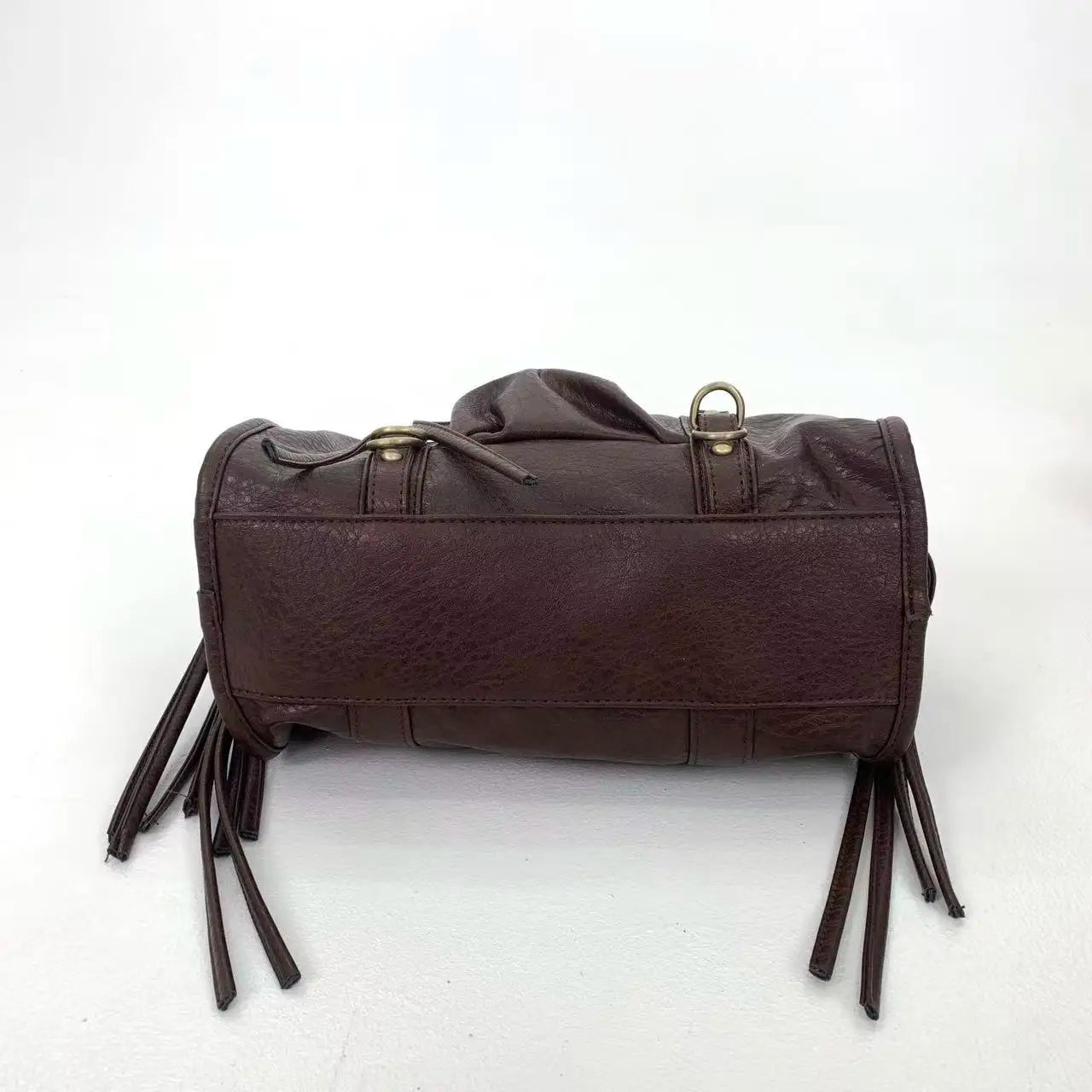 Vintage Street Style Rivet Embellished Shoulder Bag for Women
