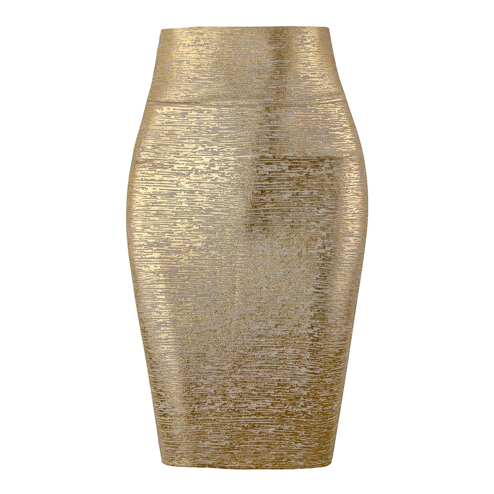 Bandage Knit Mini Skirt