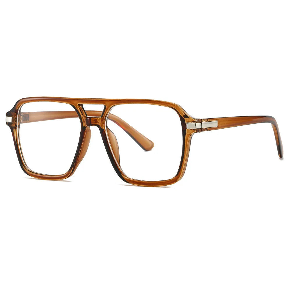 Retro Double Bridge Square Frame Reading Glasses for Women