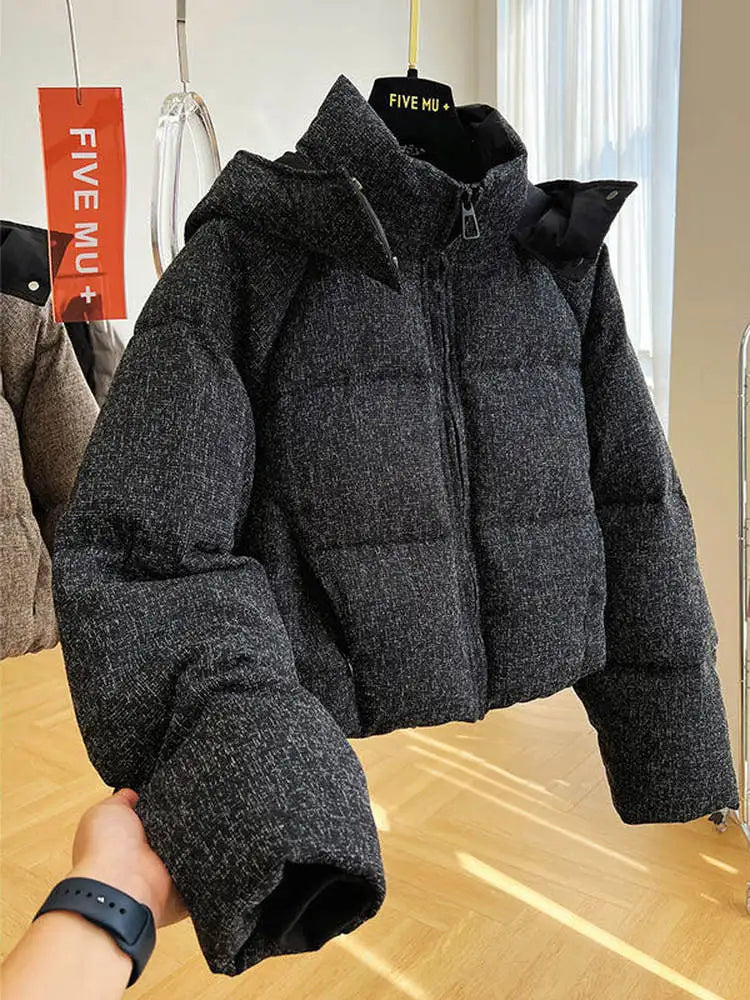 Korean Style Hooded Windproof Jacket