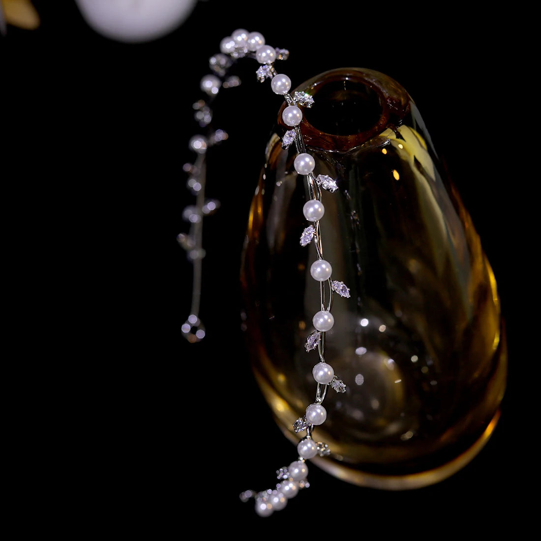 Pearl Vine Bridal Crown