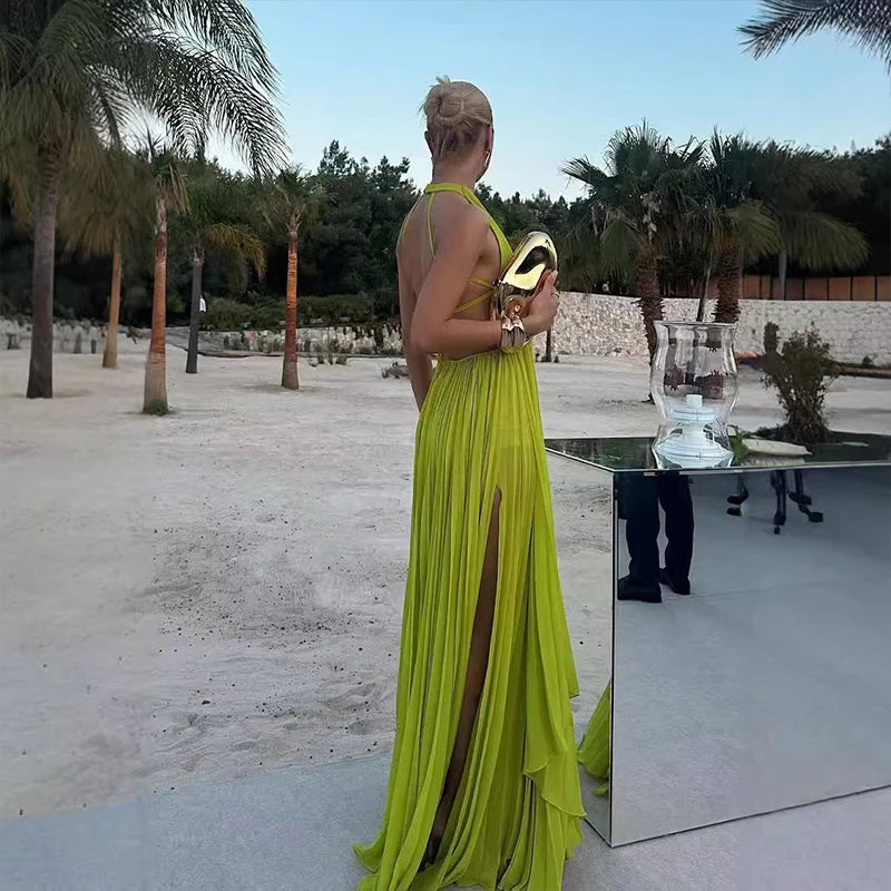 Elegant Off Shoulder Floor Length Evening Dress for Women