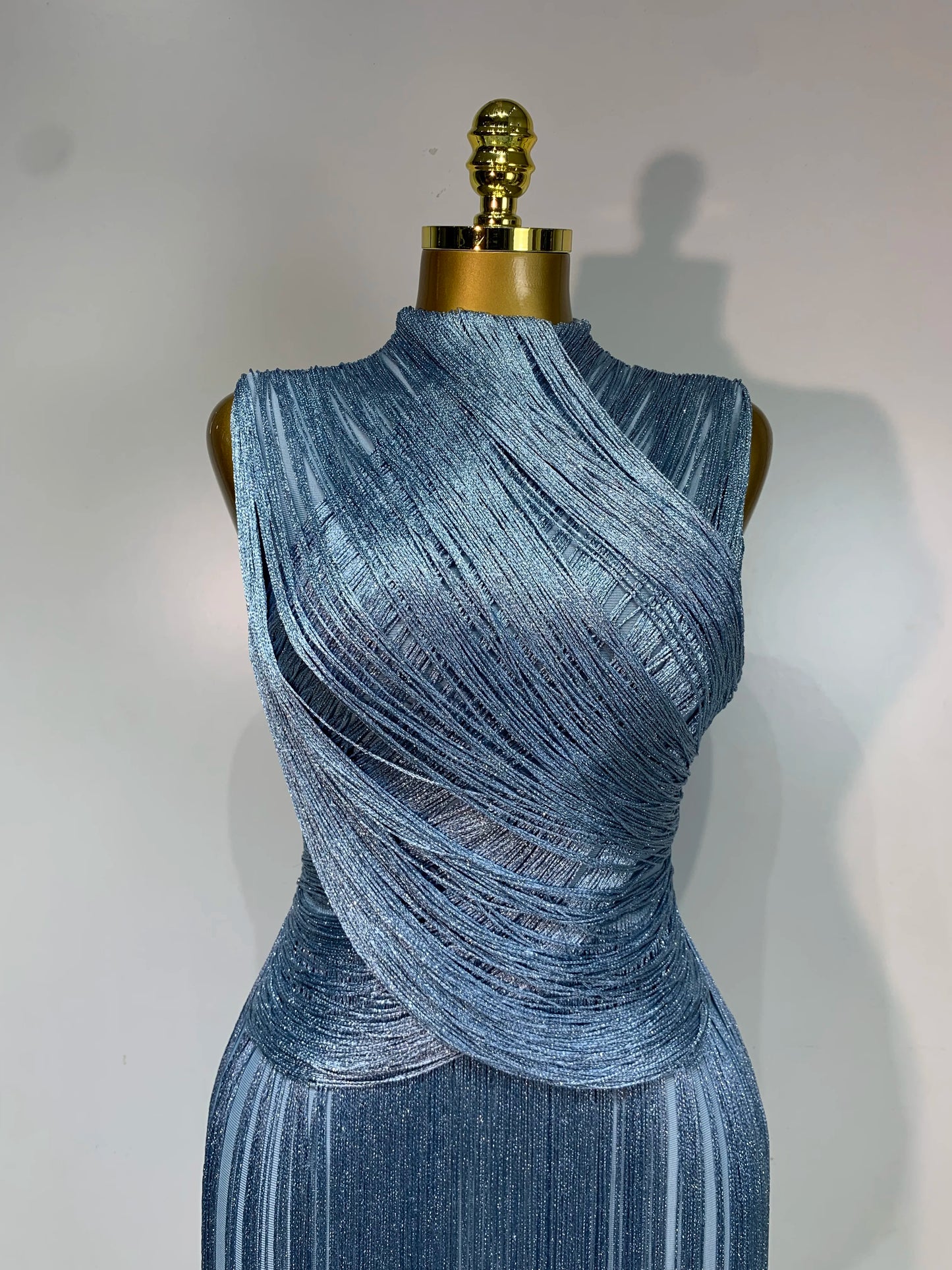 Women Sexy Sleeveless Tassel Bodycon Bandage Dresses Celebrity Elegant Evening Party Nightclub Luxury Birthday Cocktail Dress