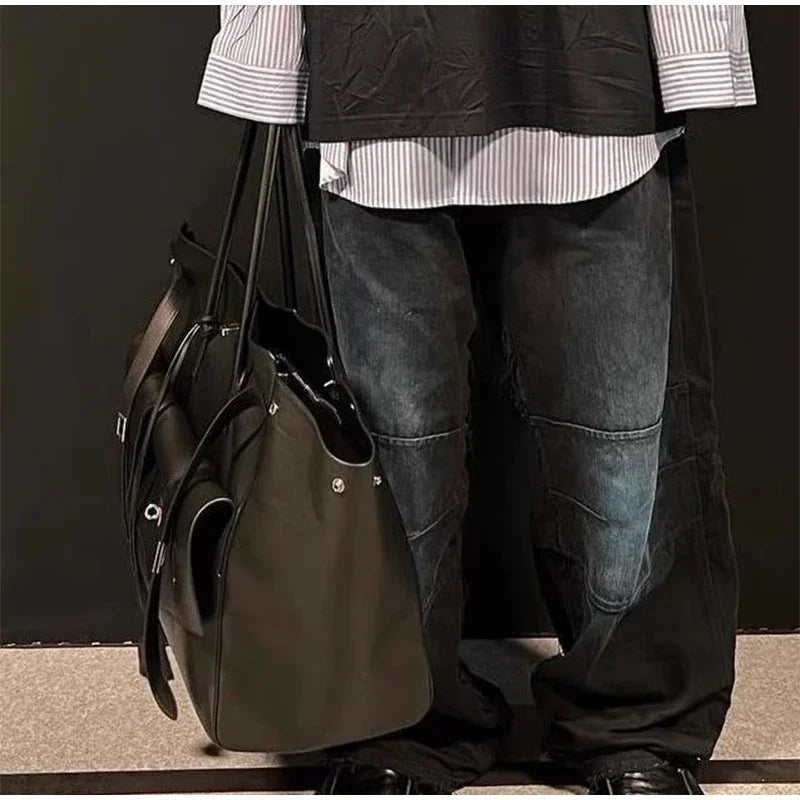 Luxury High Quality Tote Bag Brand Texture Lock Wing Bag Solid Color Simple New Horizontal Square Bag Women's Commuter Handbag