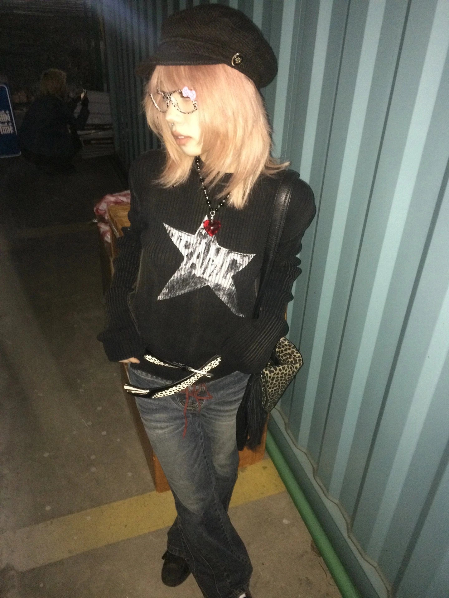 Karrram Japanese Y2k Black Knitted Tops Trashy 2000s Style Long Sleeve Knit T-shirt Vintage Harajuku Distressed Knitwear Grunge