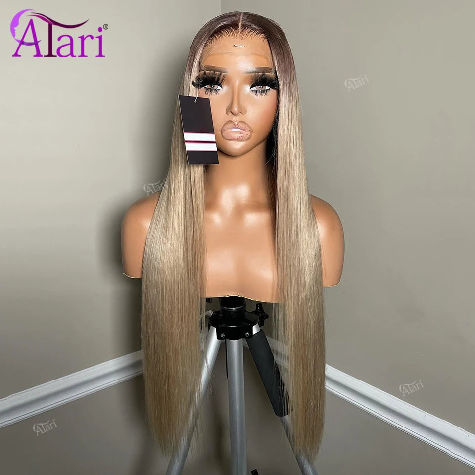 Ash Blonde Body Wave Human Hair Wig