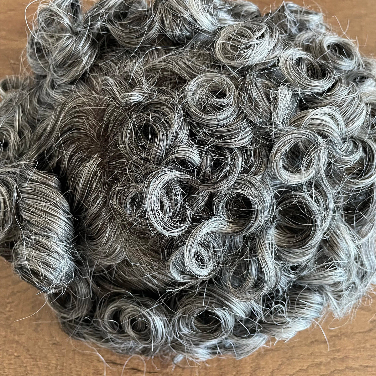 Undetectable Curly Human Hair Toupee Replacement for Women
