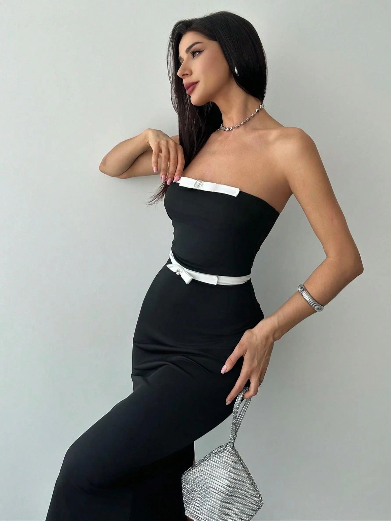 Strapless Knit Dress
