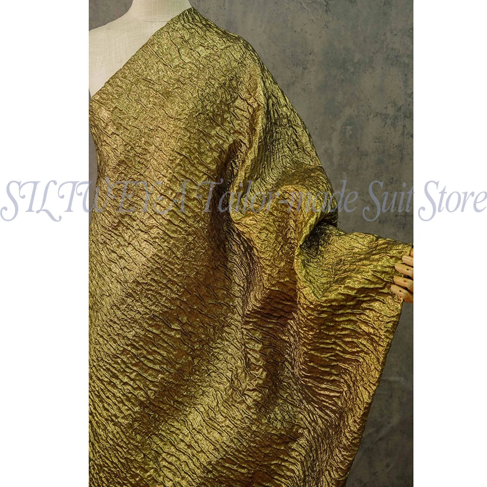Elegant Single Breasted Textured Blazer Set For Women
