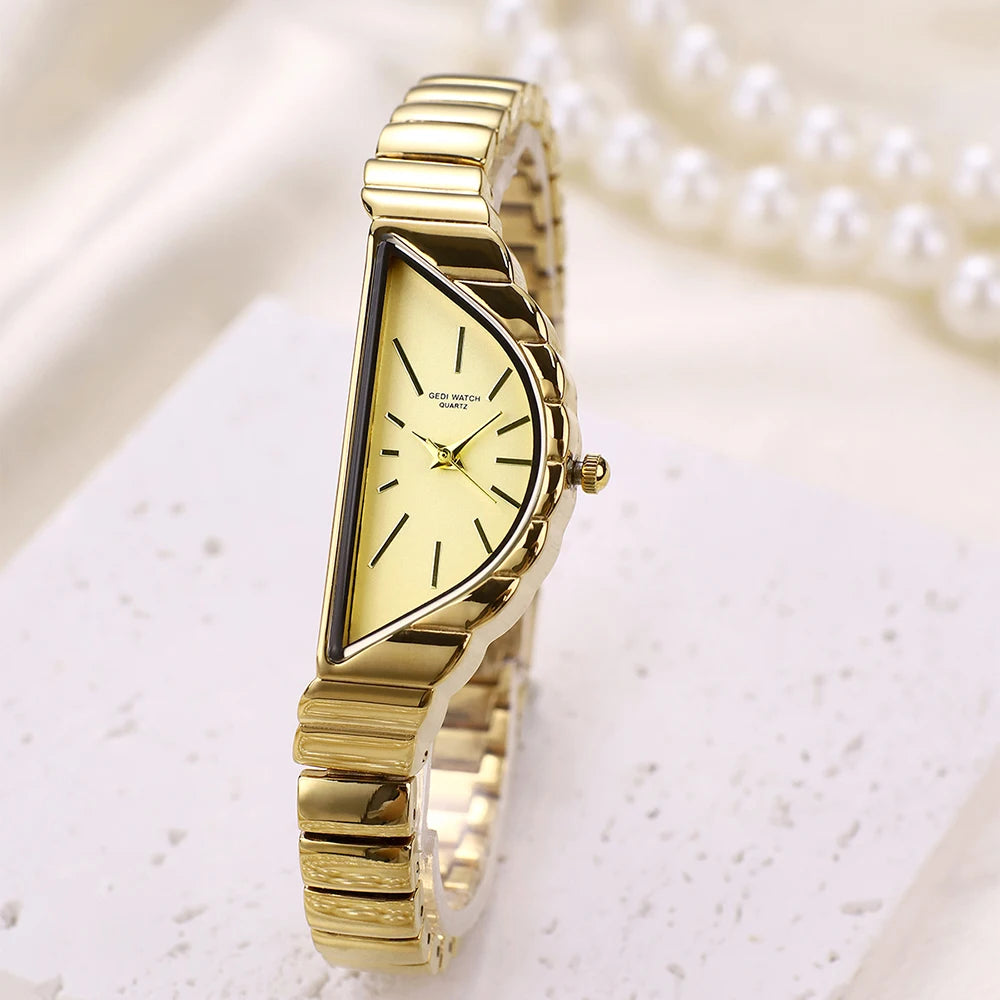 Vintage Irregular Case Quartz Watch