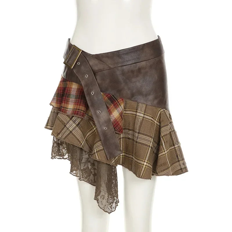 Harajuku Plaid Skirt