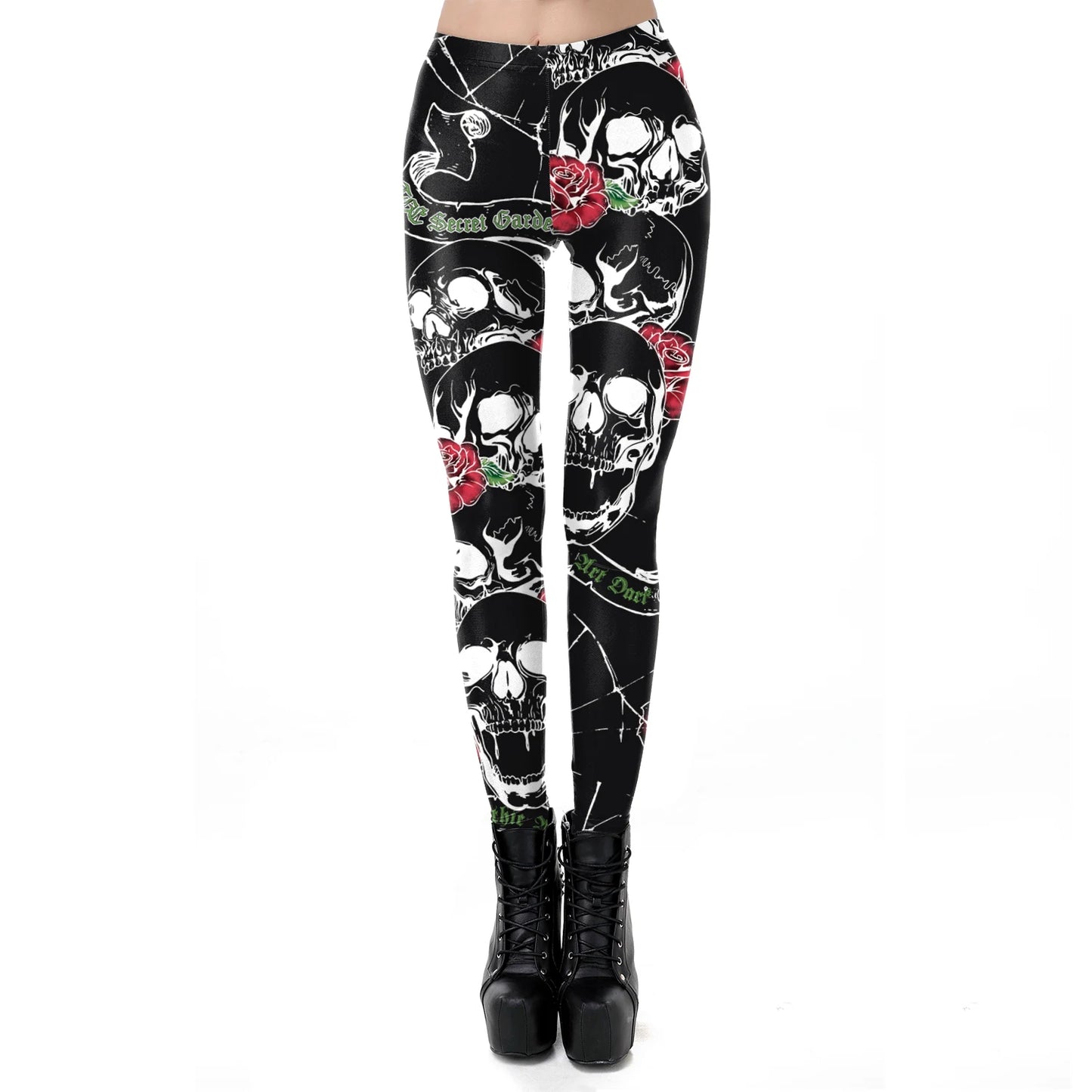 Three Dimensional Skeleton Cosplay Leggings for Women