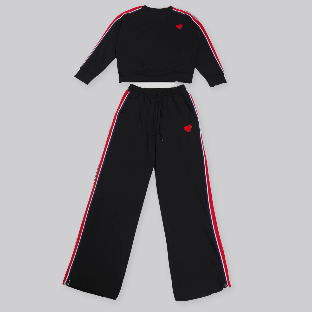 Casual Matching Two-Piece Jogger Tracksuit Set for Women