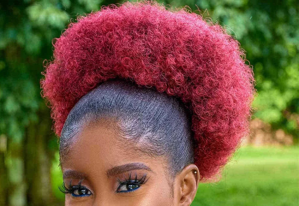 Big Kinky Curly Afro Puff Ponytail Extensions for Women