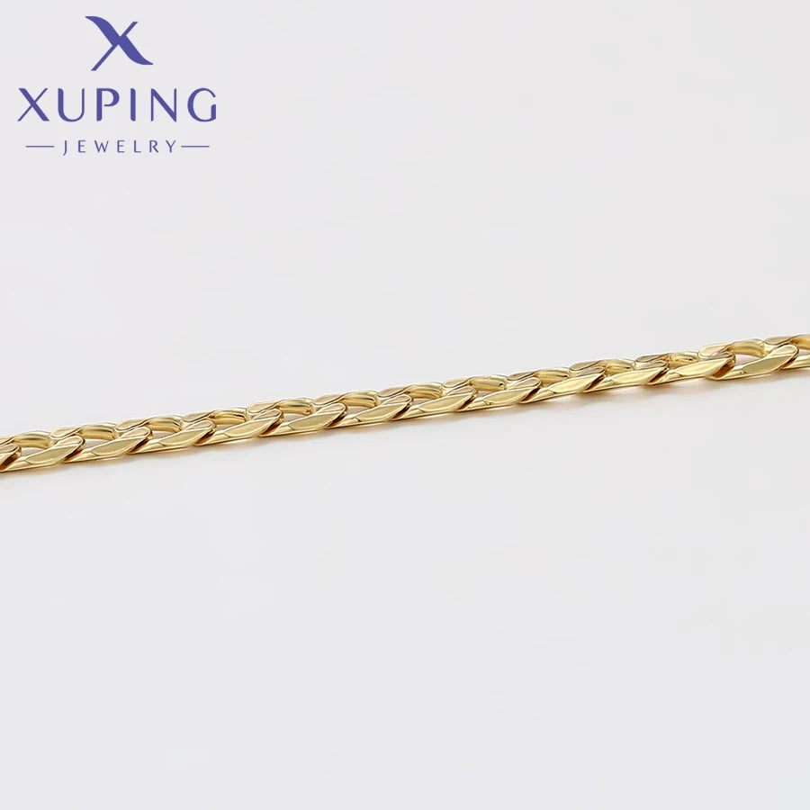 Gold Tone Ethnic Link Chain Bracelet
